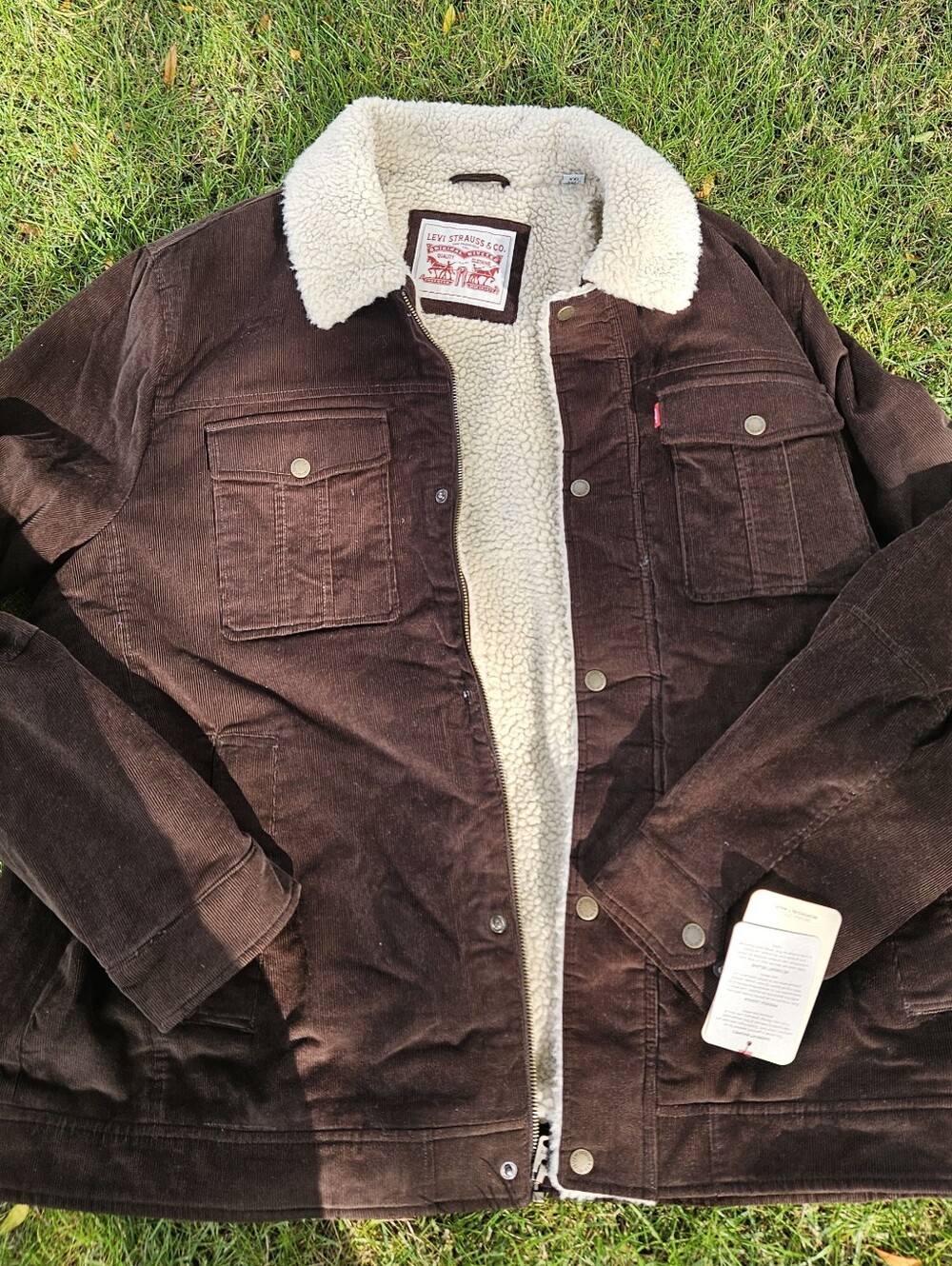 New Men's Levi Corduroy Jacket